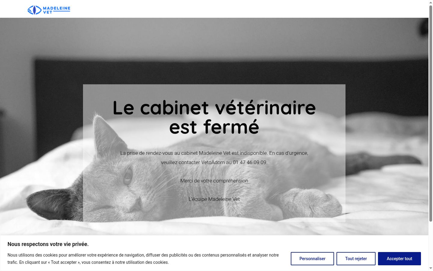 Screenshot tal-banner tal-kunsens muri qabel kwalunkwe interazzjoni