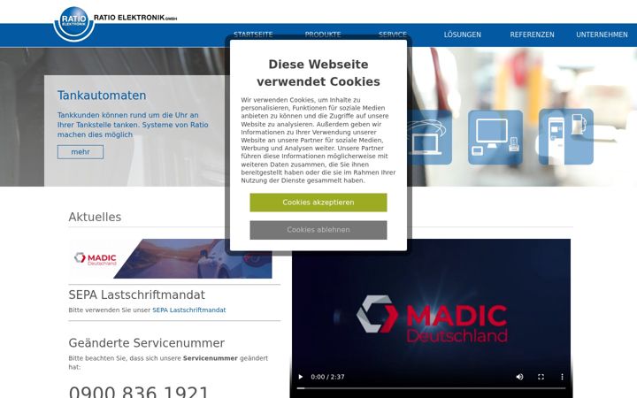 Snímek obrazovky madic-deutschland.com