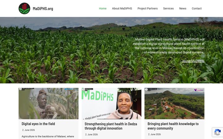 Screenshot of madiphs.org