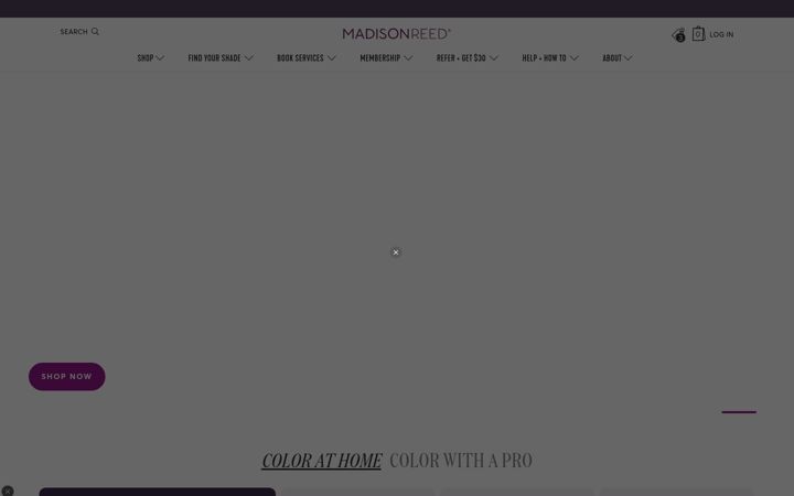 Screenshot of madison-reed.com