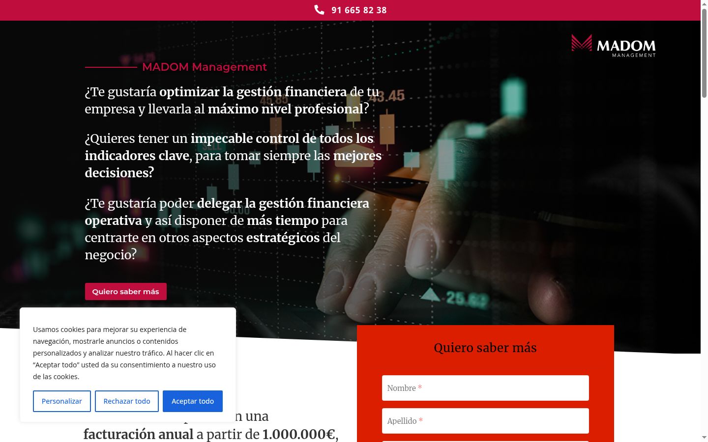 Screenshot tal-banner tal-kunsens muri qabel kwalunkwe interazzjoni