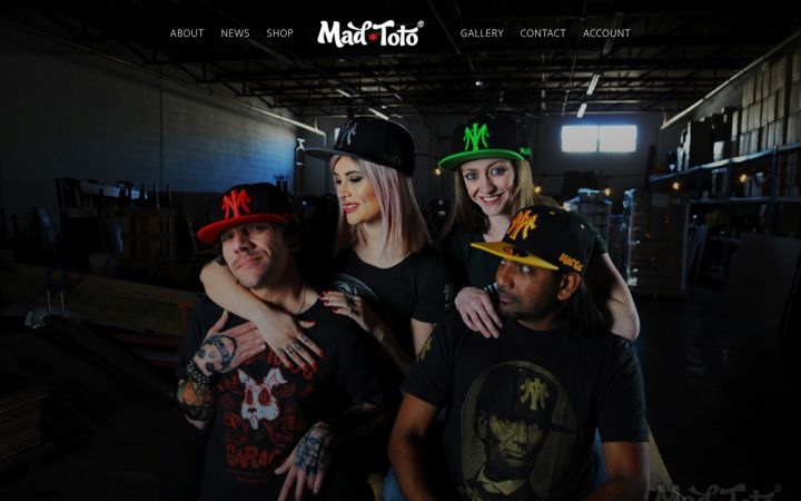 Screenshot of madtoto.com