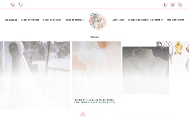 Screenshot of madulcinee.fr