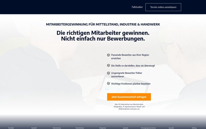 Screenshot of maechlerconsulting.de