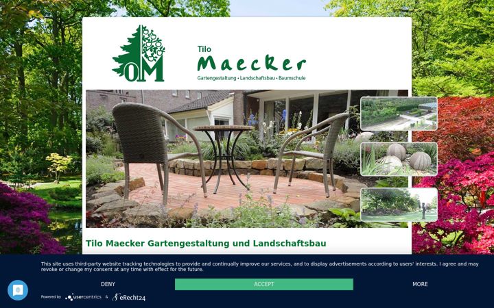 Screenshot of maecker.de