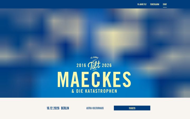 Screenshot of maeckes-tickets.de