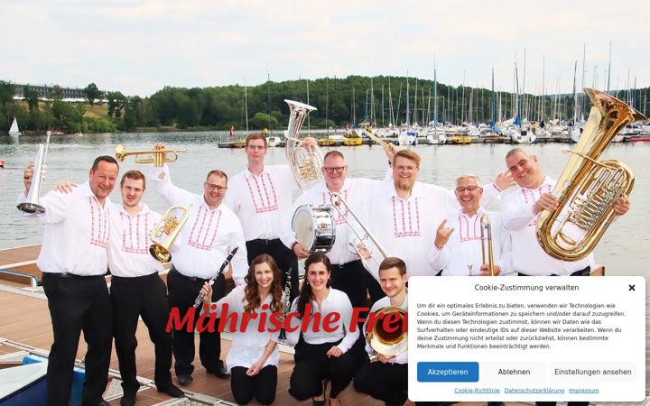 Screenshot of maehrische-freunde.de