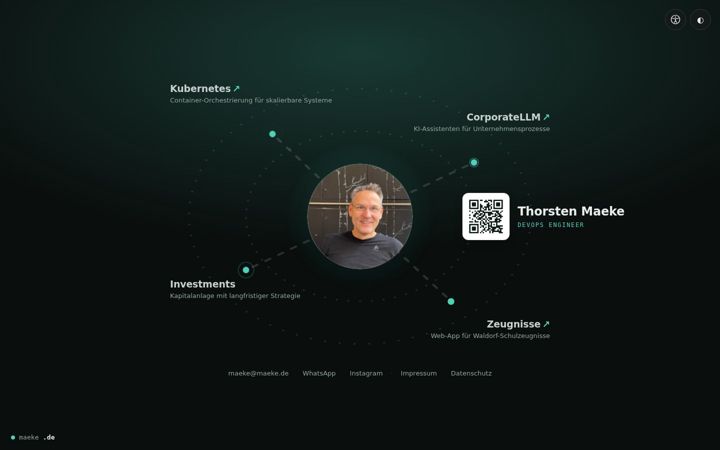 Screenshot of maeke.de