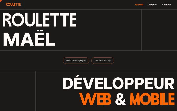 Screenshot of mael-roulette.fr