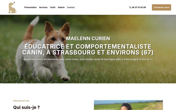 Screenshot of maelenn-curien.fr