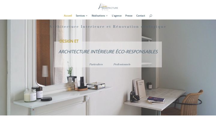 Screenshot of maelle-architecture.fr
