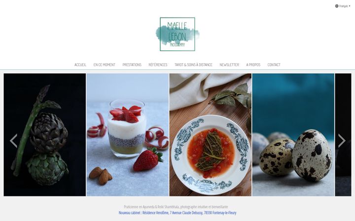 Screenshot of maellelebon.com