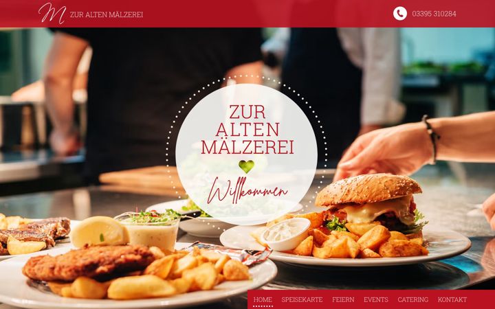 Screenshot of maelze.com