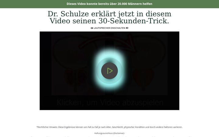 Screenshot of maennergesundheitverbessern.com
