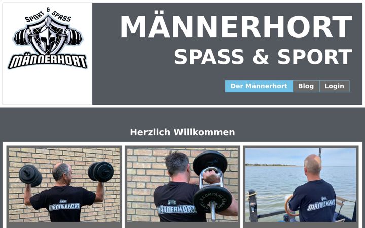 Screenshot of maennerhort-spass-sport.de