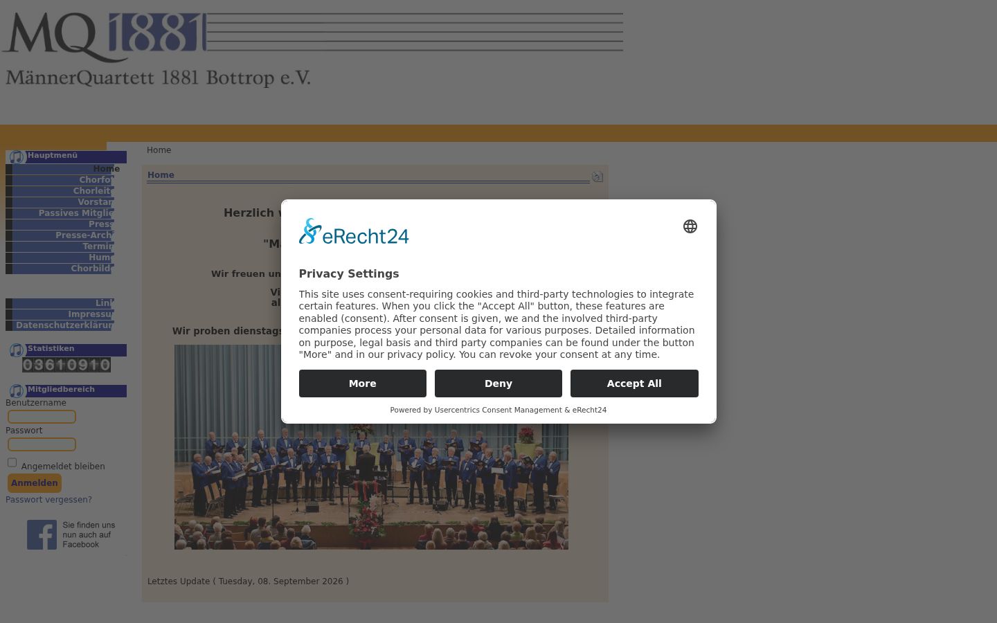 Sutikimo reklamjuostės, rodytos prieš bet kokią sąveiką, ekrano kopija