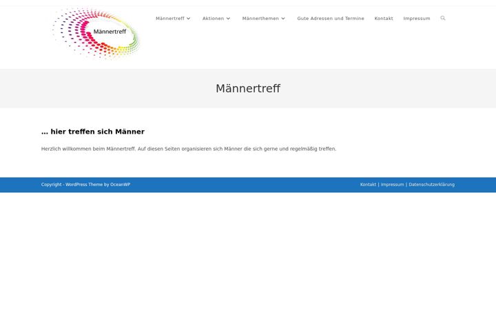Screenshot of maennertreff.eu
