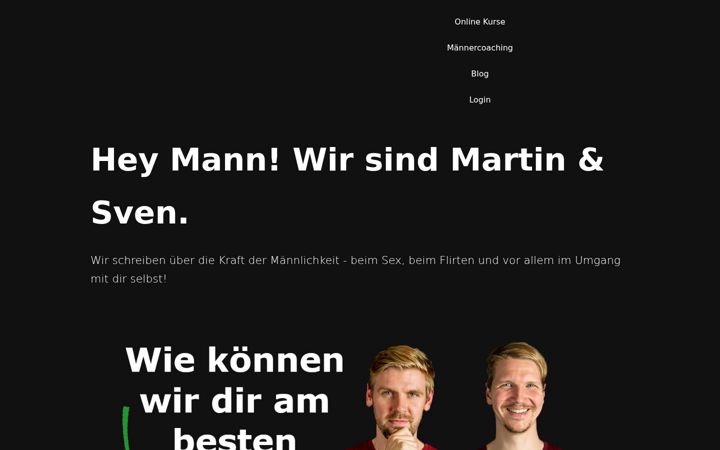 Screenshot of maennlichkeit-staerken.de