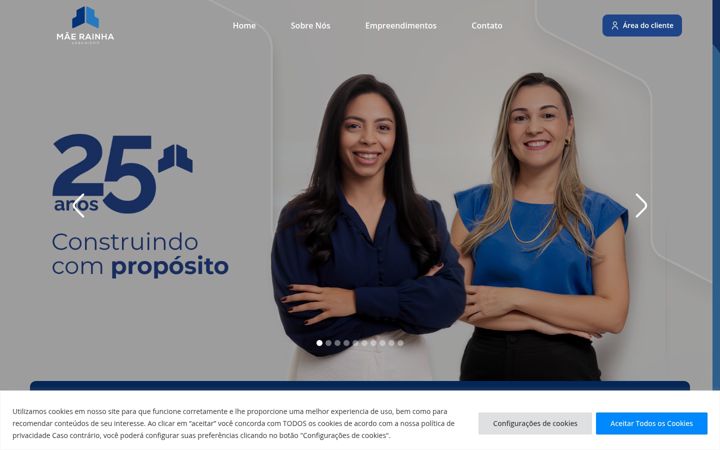 Screenshot of maerainhaurbanismo.com.br