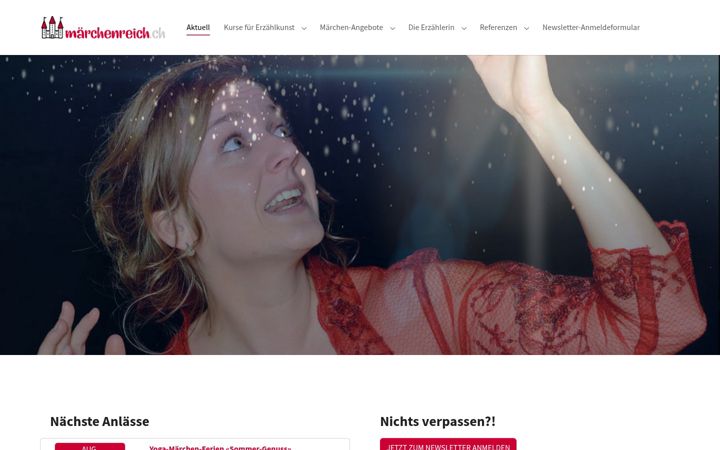 Screenshot of maerchenreich.ch
