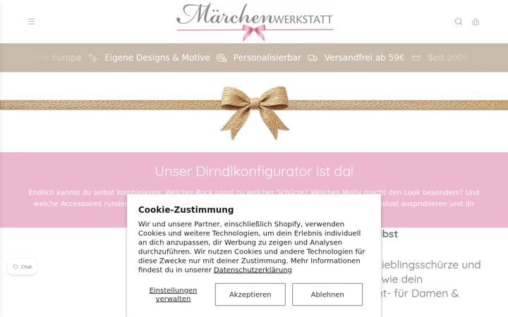 Screenshot of maerchenwerkstatt.com