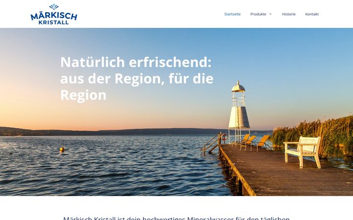 Screenshot of maerkischkristall.de