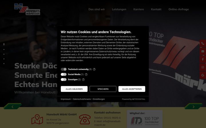 Screenshot of maerkl.de