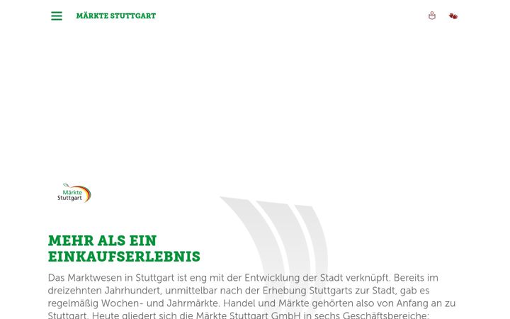 Screenshot of maerkte-stuttgart.de