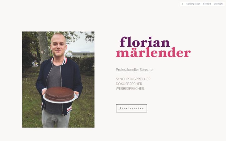 Screenshot of maerlender.eu