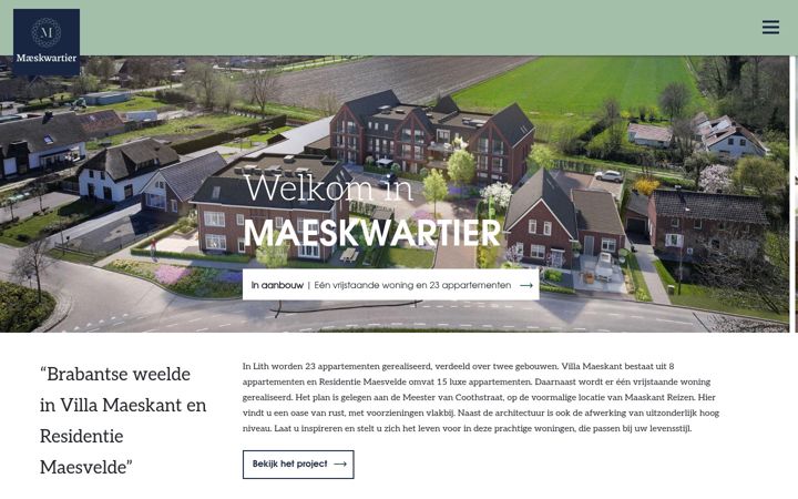 Screenshot of maeskwartier.nl