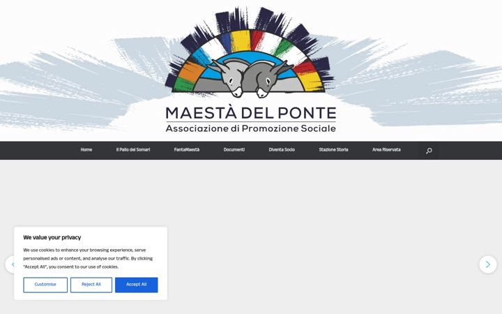 Screenshot of maestadelponte.it