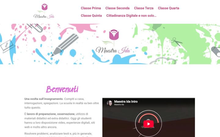 Screenshot of maestraida.it