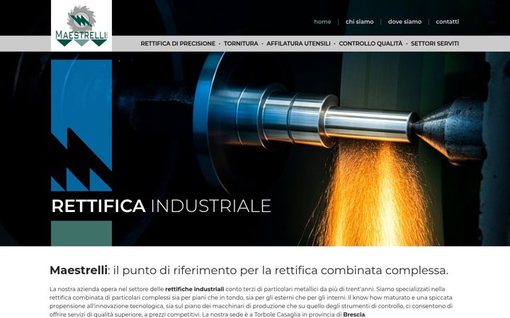 Screenshot of maestrellirettifiche.it