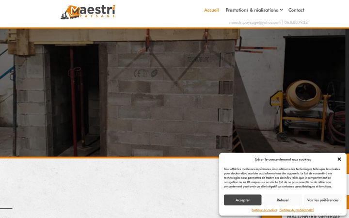 Screenshot of maestri-paysage.fr