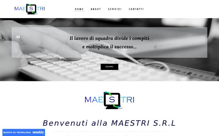 Screenshot of maestriautomazione.com