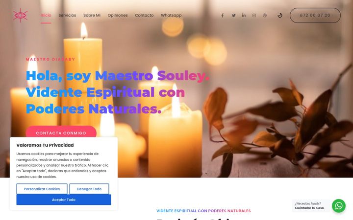 Screenshot of maestro-souley.com