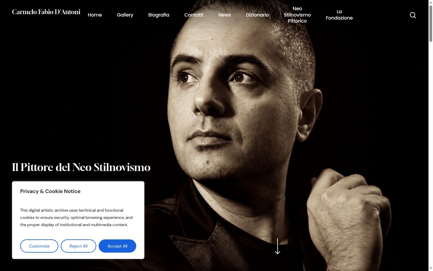 Snímek obrazovky baneru souhlasu zobrazeného před jakoukoli interakcí
