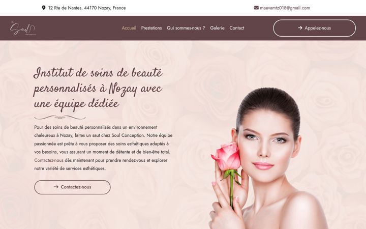 Screenshot of maevamartinez.fr
