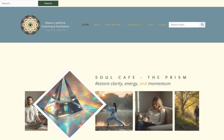 Screenshot of maevelankford.com