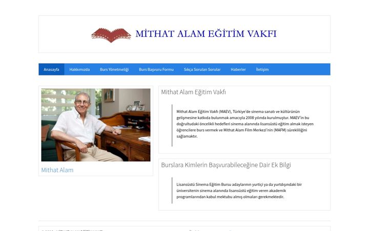 Screenshot of maevsinema.com