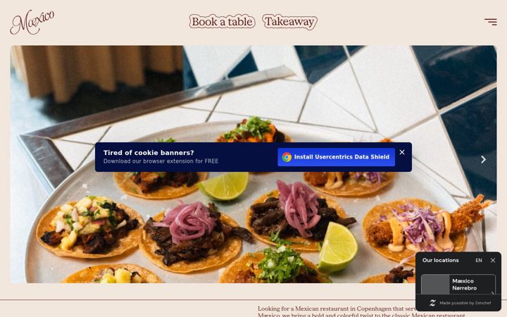 Screenshot of maexico.com