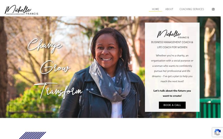 Screenshot of mafcoachingandconsultancy.co.uk