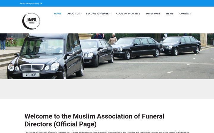Screenshot of mafd.org.uk