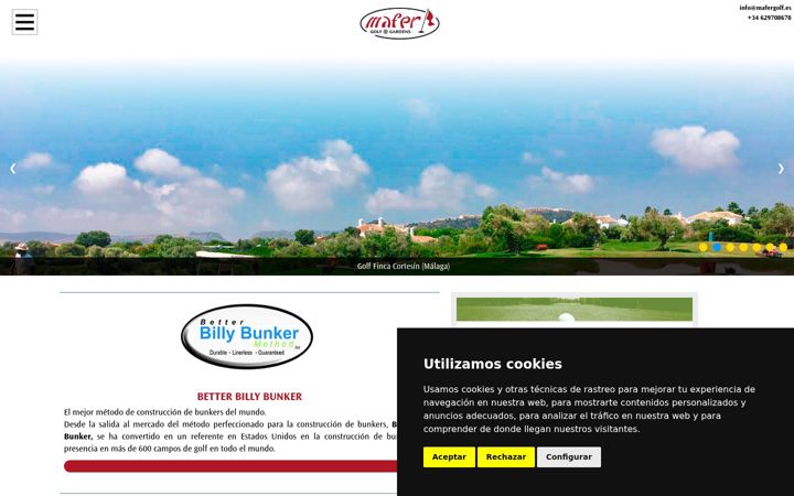 Screenshot of mafergolf.es