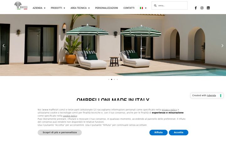 Screenshot of maffeisrl.com