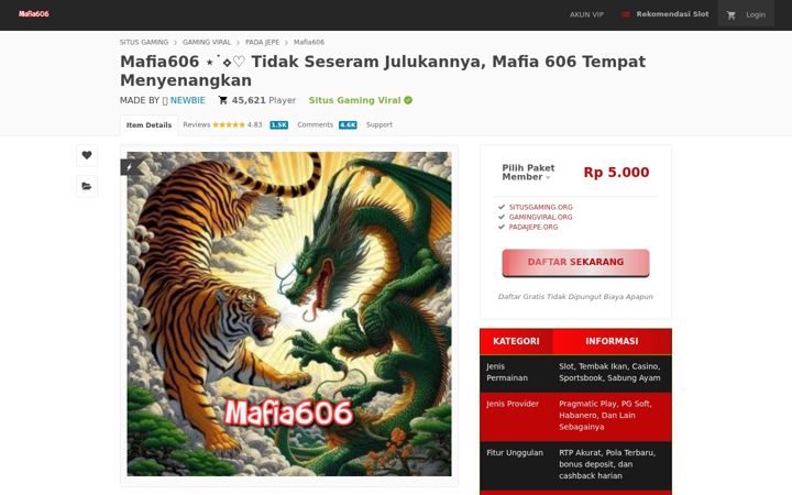 Screenshot of mafia606.org