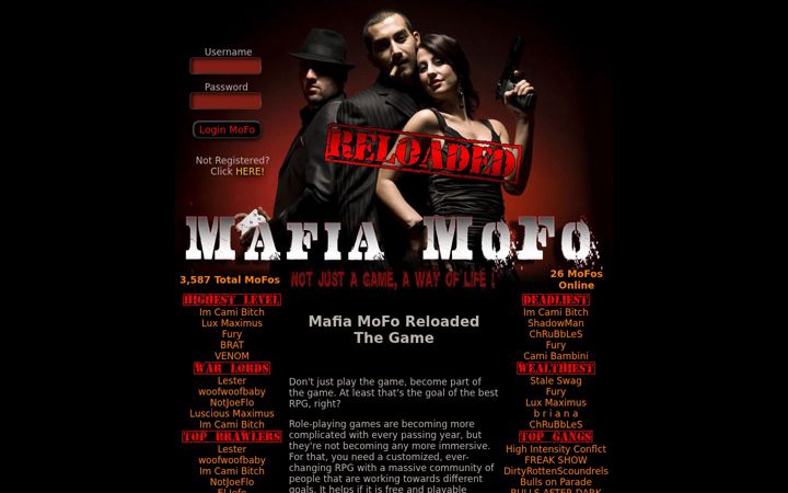 Screenshot of mafiamoforeloaded.com
