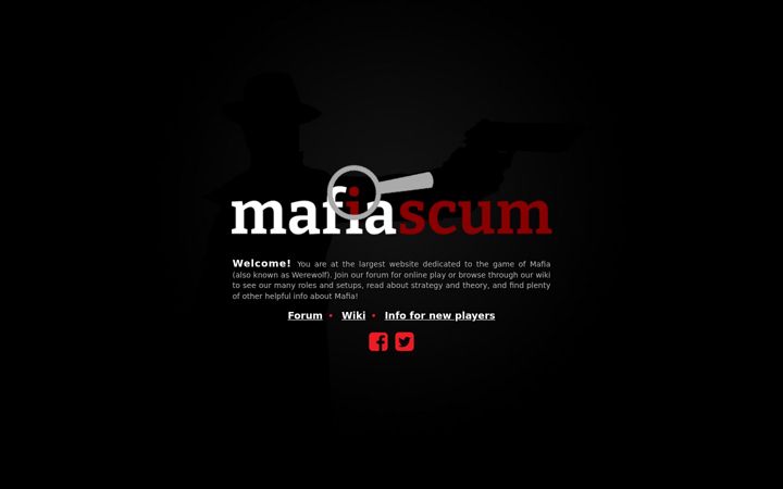 Screenshot of mafiascum.net
