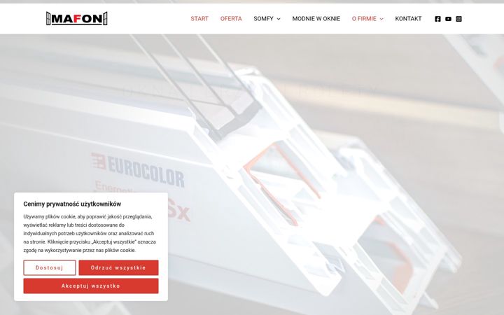 Screenshot of mafon.pl