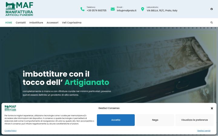 Screenshot of mafprato.it